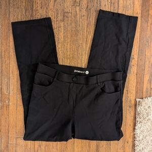 Betabrand Classic 7 Pocket Black Trousers